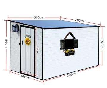 Backyard Shed Storage for Mobile Phone Housings