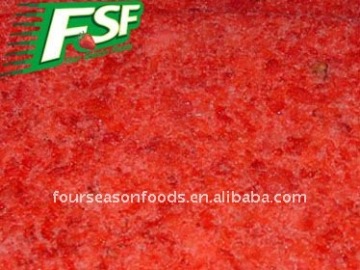 new crop frozen strawberry puree