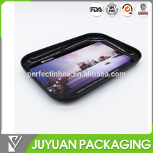 clear colored glass fruit tin plate/glass tin plate with fruit design