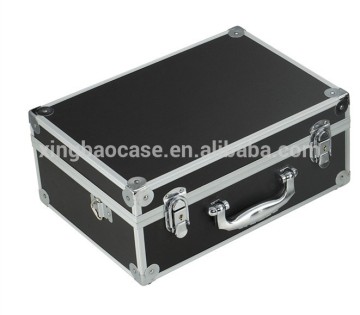 silver aluminum carrying digital camera case with lock XB-DC003A