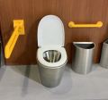 Toilet Toilet Stainless Stainless yang Dapat Diakses Kursi Roda