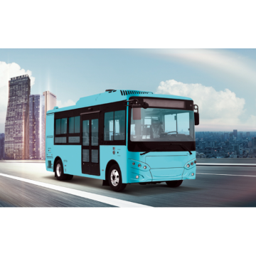 Ônibus urbano elétrico de 7 m com alcance de 200 km