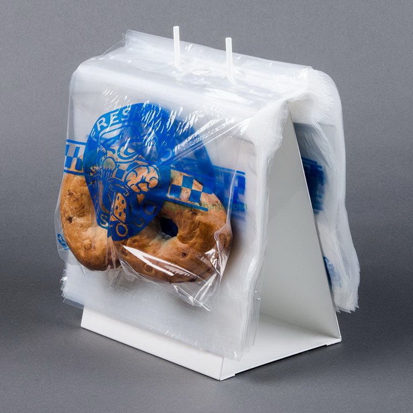 Printed Calendar Supper Market Fast Food Plastic Deli Bag Flip Top