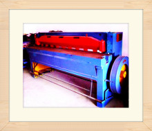 Metal roofing hydraulic plate shearing roll forming machine