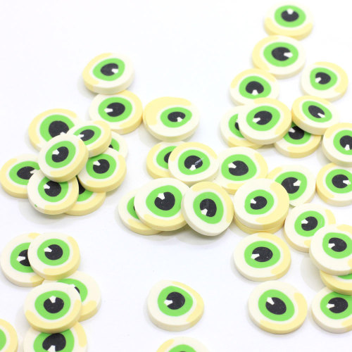 Πολύχρωμο Cartoon Eyes Polymer Clay Slice Ultra Light Clay Slice For DIY Handmade Re-ment Dessert Decoration Accessories