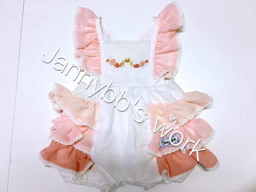 Pink Chiffon Soft Girls Boutique Rompers