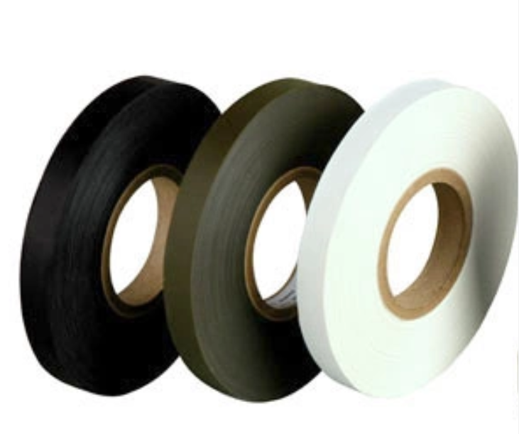 Hot melt adhesive film tape on leather fabric