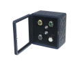 Bule leather 4 watch winder