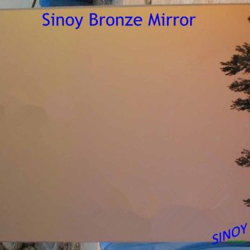 Decorative float glass tinted colored mirror glass China mirror glass manufacturer