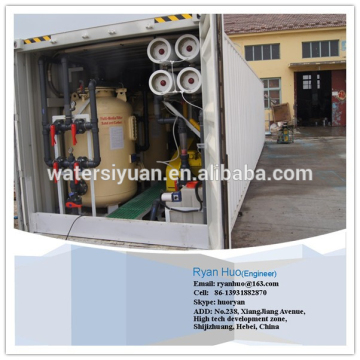 Ro water desalination plant/containerized desalination machine