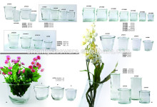 Factory direct sales Different size clear glass vase