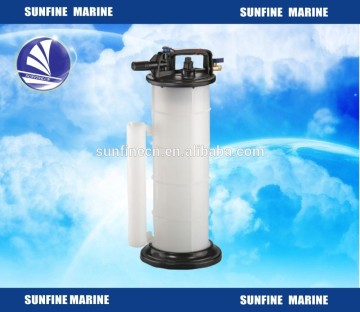 Marine pneumatic fluid extractor