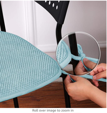 Memory Foam Chair Pads, Aqua Sea