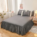 New style lotus leaf skin-friendly sanding bed skirt