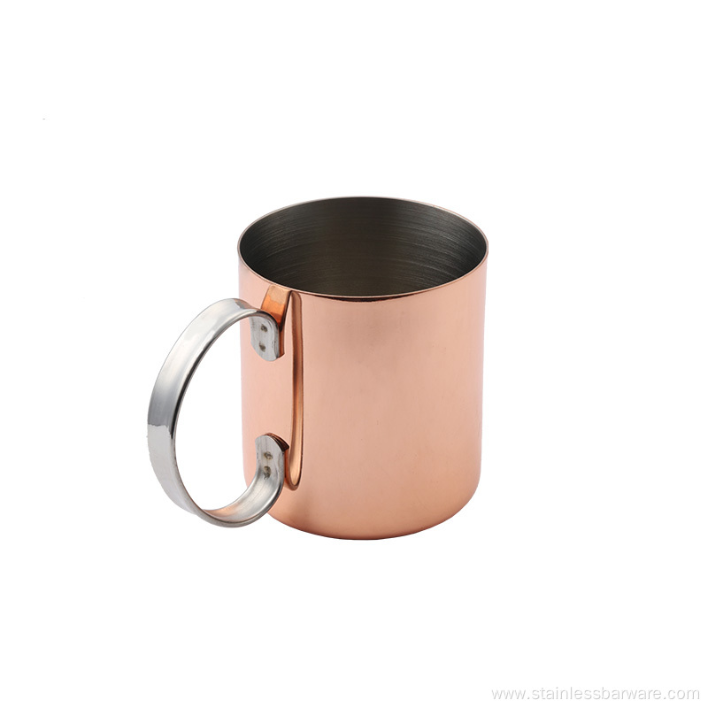 Popular Stainless Steel Moscow Mug with Copper Plated