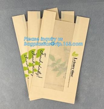 bread bags, kraft bread bags, bakery bags, window bags, paper bag with window