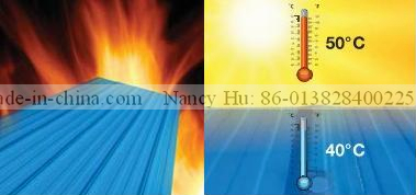 Eco-Friendly Heat Insulation 3 Layer UPVC Roof Sheet (UPVC-1130)