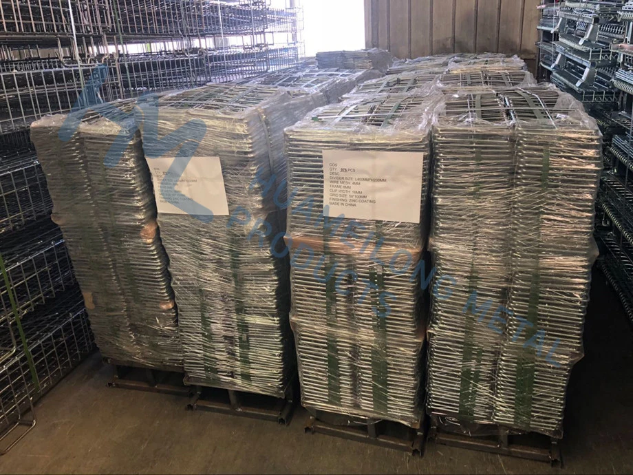 High Quality Galvanized Material Handling Transportation Bulk Wire Mesh Dividers