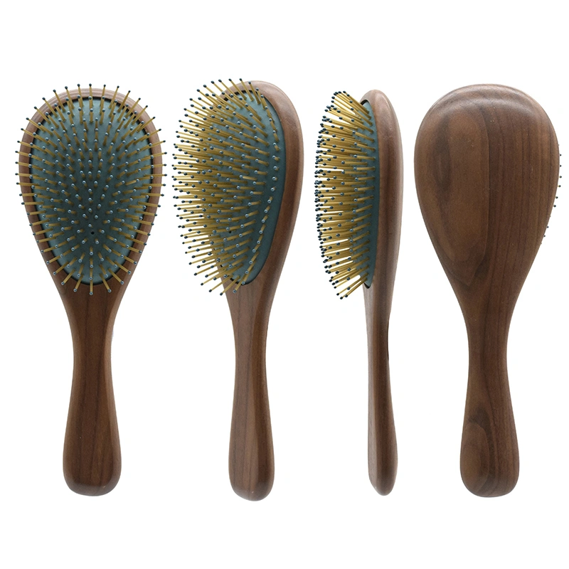 Professional Paddle Massage Hair Brush/Hair Brush with Wooden handle Paddle Hair Comb