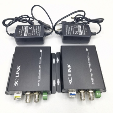 SD-SDI/HD-SDI/3G-SDI Video Converter with HD-SDI Transmitter and Fiber Optic Connectors (LC/SC/FC)