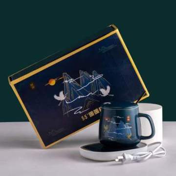 Smart Heating Pad & USB Coffee Mug Warmer - Temperature Control 55 Degree