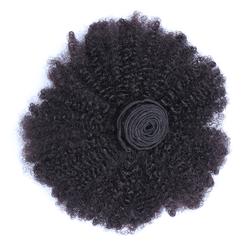 2019 hot sale product virgin Mongolian afro kinky curly human hair extension
