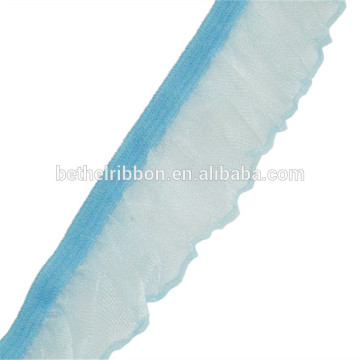 Alibaba china best selling peach satin ruffle ribbon