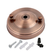 Metal Ceiling Canopy Plate Hanging Lamp D100