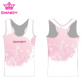 Niestandardowy damski sportowy czołg Sublimated