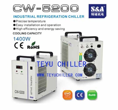 CW5200 chiller unit for CNC milling machine