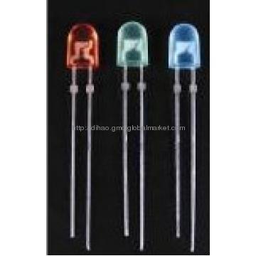 3mm Oval Diffused Red LEDs