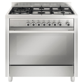 Gas Oven Grill with Gas Cooker 5 Burners