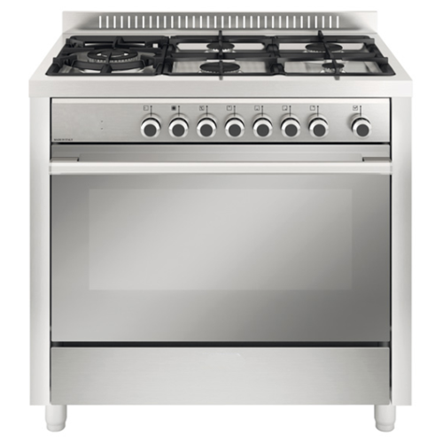 Gas Oven Grill with Gas Cooker 5 Burners