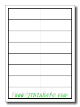 Square Cornered Labels 105mm x 37mm *Compatible with Avery DPS16