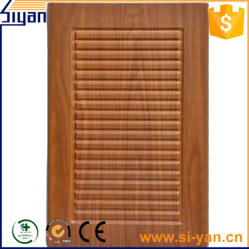 Louver pvc used kitchen cabinet doors