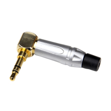 1/8 Inch Right Angle 3.5mm TRS Plug Connector