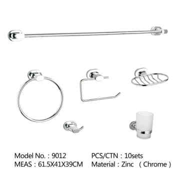 Zinc Bathroom Accessories Sanitary Hardware Set