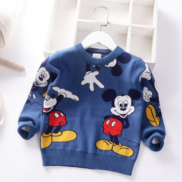 Fashion kids sweaters girls pullover double layer boys sweaters and pullovers