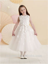 pink halter baby gown flower girls one piece dress