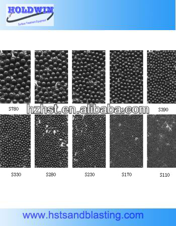 Steel ball blast abrasives