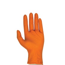 Guanti di nitrile arancione FDA