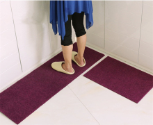 Effective absorb water embroidered polyester kitchen mats