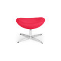 Replica designer egg shaped chair with ottoman