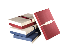 Bow-knot Decorated Book Shaped Custom Jewelry Box