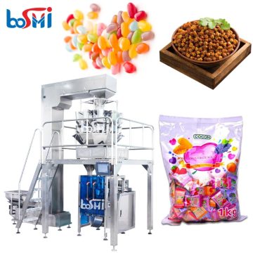 Automatic Weighing Sugar Cube Rock Candy Multi Head Weigher Food Grade Packing Machine