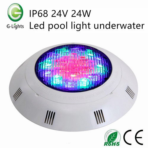 IP68 24V 24W Luz de piscina led bajo el agua