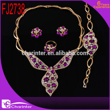 fashionable jewelry gold jewelry fashion jewelry set gold plating jewelry set women jewelry FJ2738