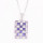 Mixedcolor Fashion Women Square Pendant Necklace