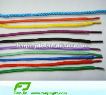 round colored shoelaces,round shoe string