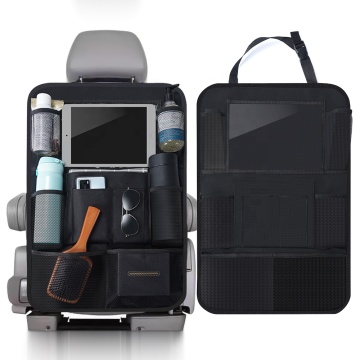 QSP0127 Oxford Fabric Car Seat Protector & Backseat Organizer